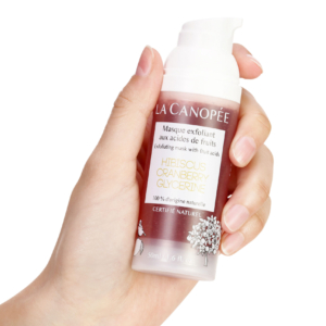 masque exfoliant aux acides de fruits