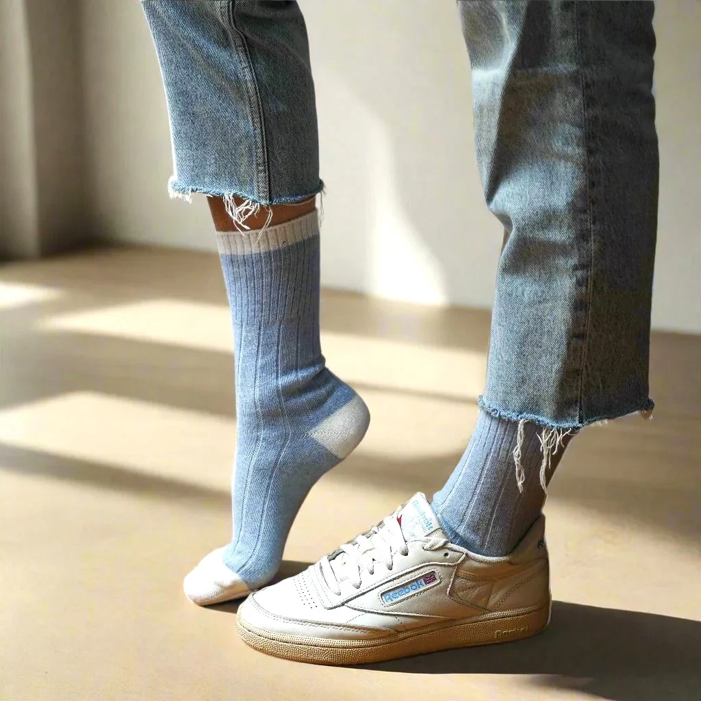 laine avec bandes bleu3